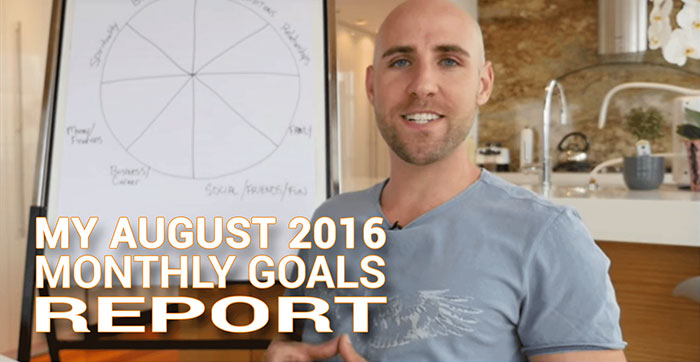 August 2016 Monthly Goals Report