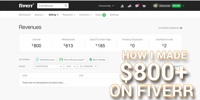 make money on fiverr