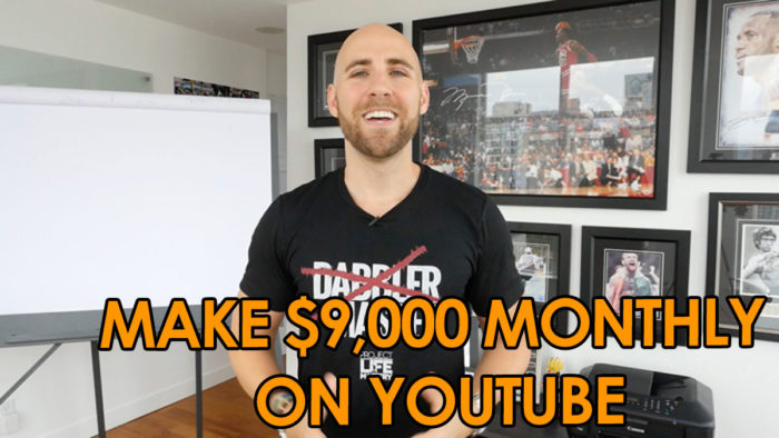 $9000 per month on youtube