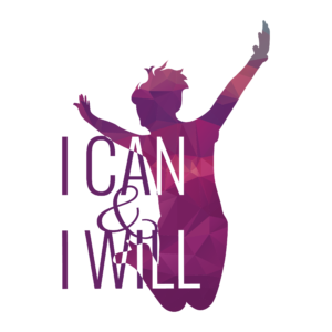 I can and I will girl jumping and how to be motivated