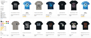 merch by Amazon tshirt samples and how to sell online