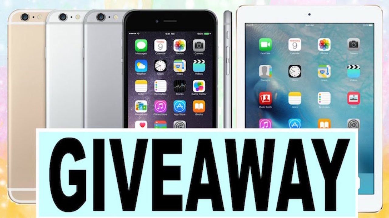 Huge Giveaway Win An Ipad Pro Iphone Se Gopro Kindle My Products