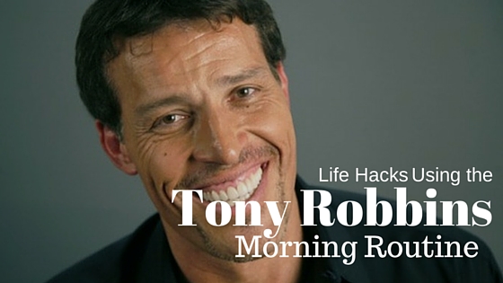 tony robbins morning routine